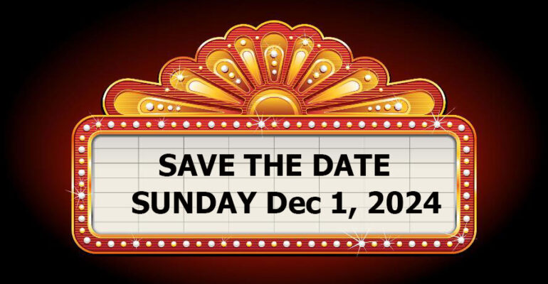 SAVE THE DATE for our Weihnachtsfilm – December 1, 2024